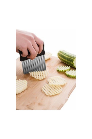 Chips Chopper Şekilli Sebze ve Meyve Dilimleyici Patates Soyucu Çok Renkli