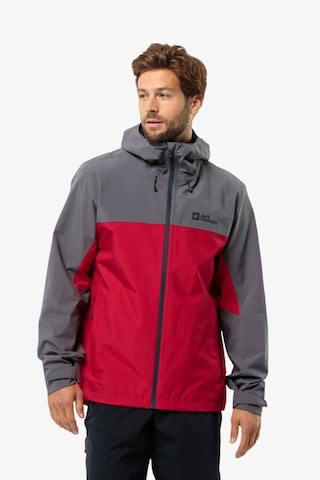 Jack Wolfskin Weıltal 2l Erkek Kırmızı Ceket 1115892-2607 Siyah