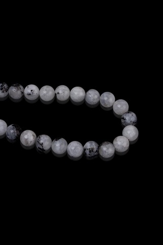 8 Mm Ay Taşı Dizi Beyaz