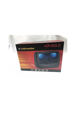 Navigold 9 İnc Usb Sd Koltuk Başlığı Monitör 2 Adet Touch Scren