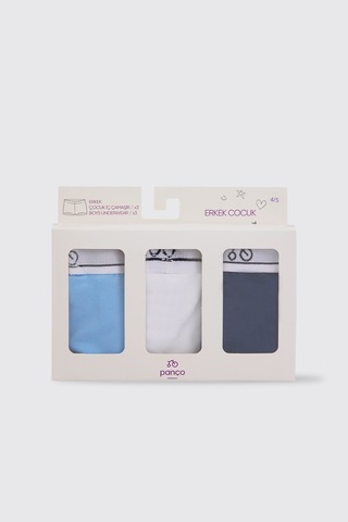 Panço Erkek Çocuk 3'lü Boxer Seti 2502bk14014 Renkli
