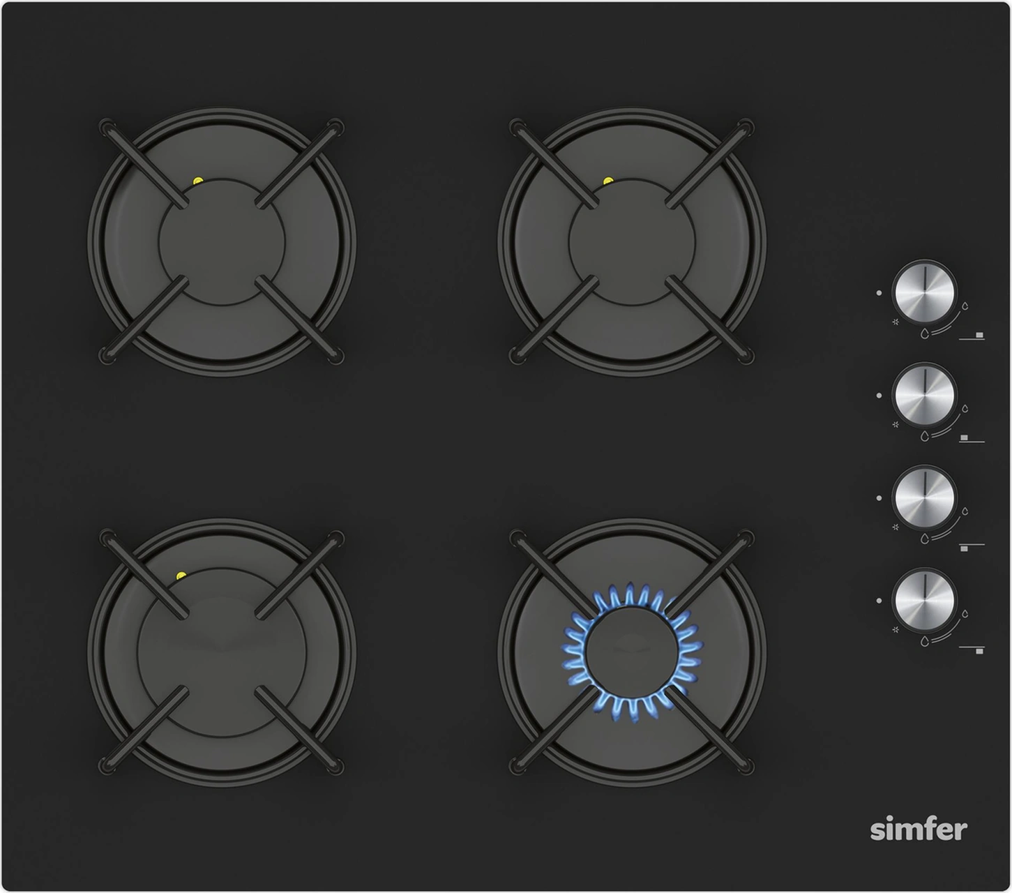 Simfer SB8228 - T3046 - SD8722 Trend Mekanik Siyah 3'lü Ankastre Set