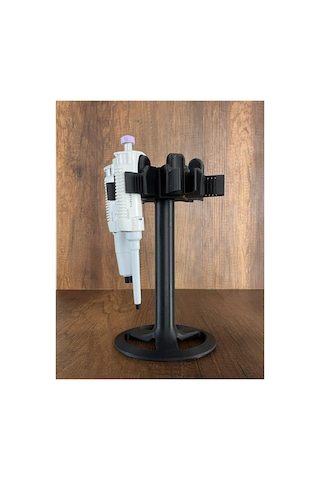 360 Döner Mikropipet Standı Laboratuvar Pipet Tutucu Organizer Mikropipetler Dahil Değildir