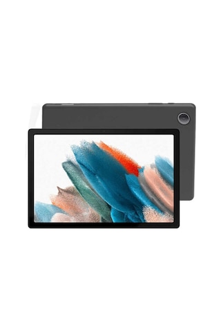 Samsung Galaxy Tab A7 Lite Sm-t220 Sm-t225 8.7" Siyah Silikon Tablet Kılıfı + Tablet Kalemi Arka Kapak
