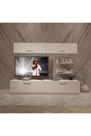 Decoraktiv Eko 5b Slm Std Tv Ünitesi Tv Sehpası Beyaz