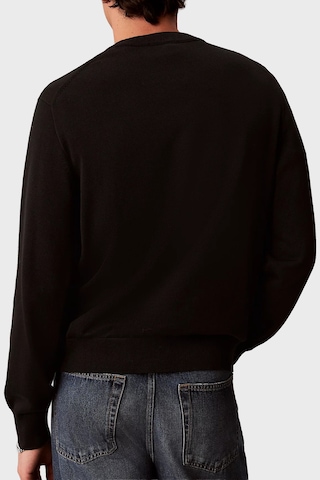 Calvin Klein Logolu Relaxed Fit Bisiklet Yaka Kazak Lv04rh320gub1 Erkek Kazak Lv04rh320g Ub1 Siyah