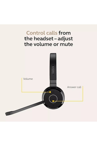 Jabra Evolve 65 Te Kablosuz Stereo Microsoft Teams Sertifikalı Bluetooth Kulaklık
