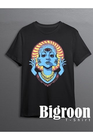 Yoga Ohm Meditasyon Üçüncü Göz Tişört Unisex T-shirt 001