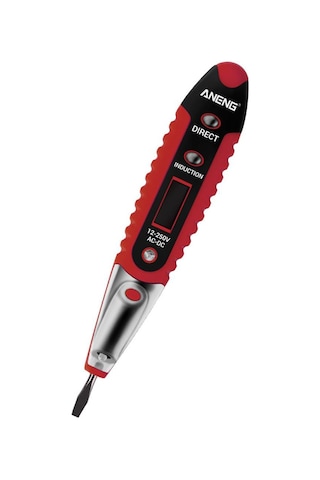 Singree Aneng Vd700 Çok Fonksiyonlu Elektrik Test Kalemi - Ac/dc, Kırık Nokta Tespiti, Led Fenerli Pil Dahil Değil Kırmızı