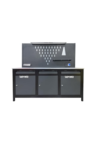 Takpower Ttr4414 2 Metre Takım Tezgahı 3 Çekmece 3 Dolaplı