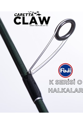 Caretta Claw 198 Cm 0.3-6gr Lrf Kamışı