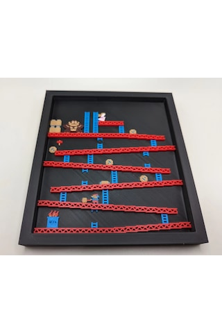 Donkey Kong Level 1 3d Baskı