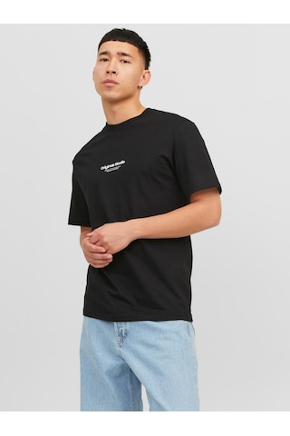 Jack & Jones Jorvesterbro Rahat Kesim Tişört 12240121 Black Siyah