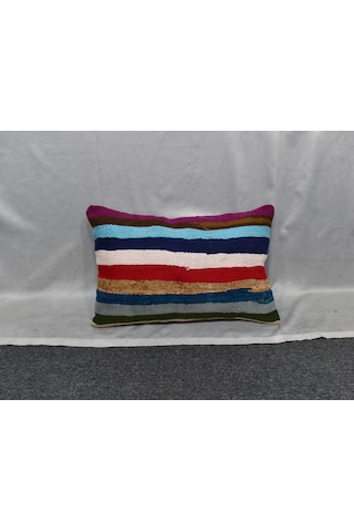 Zehra Abla Halı Yeni El Dokuma Dekoratif Kilim Kırlent Yastık Kılıfı 6241