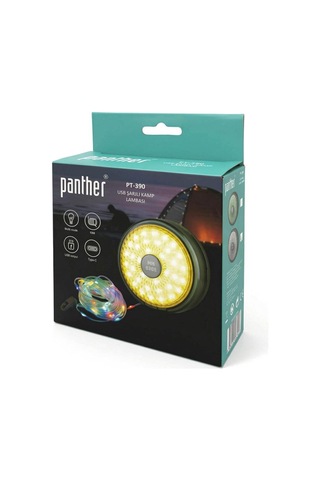 Panther Pt-390 Usb Şarjlı Kamp Lambası 10 Mt Diğer
