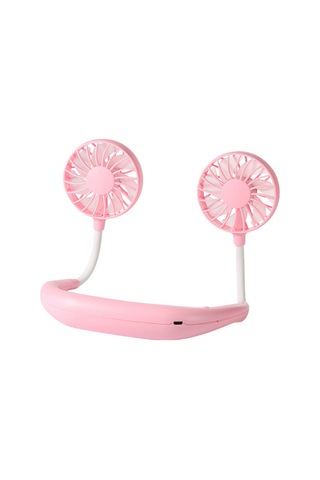 Taşınabilir Fan El Serbest Küçük Kişisel Mini Usb Fan Şarj Edilebilir Boyun Fanı 3 Hız Ofis Seyahat Dış Mekan Kampı İçin