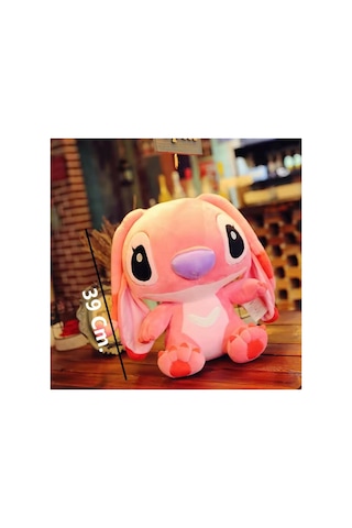 Lilo Ve Stitch 39 Cm Sevimli Kaliteli Peluş Oyuncak Mavi Pembe Pembe