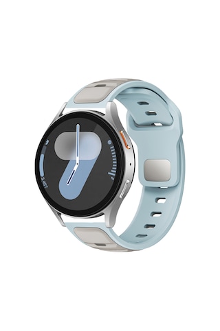 Redmi Watch 5 Active Zore Krd-135 22mm Silikon Kordon Strap Kayış - Açık Mavi-gri