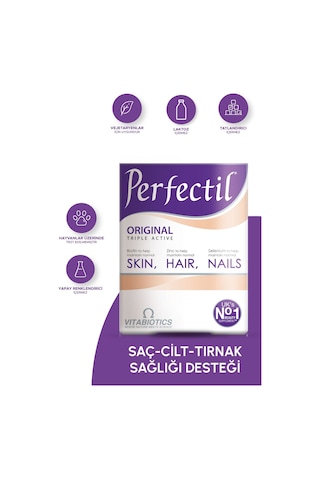 Vitabiotics Perfectil Skin Hair Nails Cilt Saç Tırnak 30 Tablet