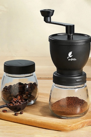 Matera Seramik Öğütücülü Cam Kahve Değirmeni Öğütücüsü