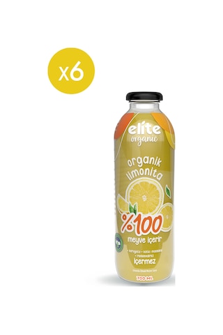 6'lı Organik Klasik Limonata 700 Ml