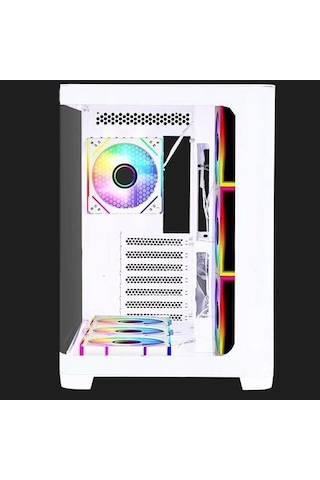 Gamebooster 850w 80+ Bronze Gb-g2852w-850w 7-fanlı Gamıng Mıd-tower Pc Kasası Beyaz