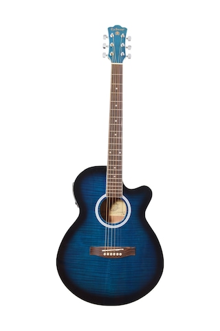 Extreme Xac45eq4bls Sahne Gitarı Mavi Aktif Ekolayzer Kesik K