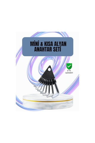 9 Parça Alyan Anahtar Seti Altıgen Uçlu Mobilya Ve Tamir İçin Aklby-bsva58 Belirtilmemis
