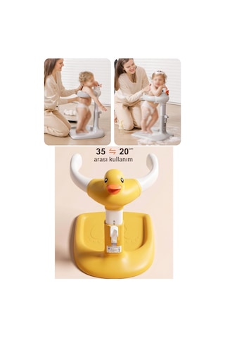 Wellgro Holdme Bebek Banyo Duş Standı Sarı