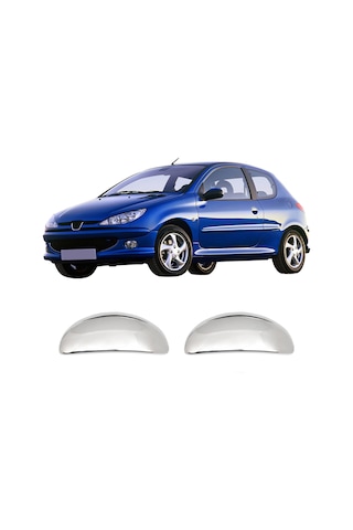Peugeot 206 Uyumlu 1996-2012 Krom Kapı Kolu 2 Kapı Paslanmaz Çelik