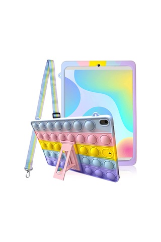 İpad Air 5. Nesil 10.9 İnç İle Uyumlu Kılıf Popit Tablet Kılıfı Askılı Standlı Arka Kapak