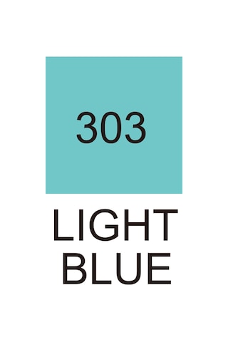 Zig Kurecolor Kc-3000 Twin Marker - Light Blue Green - 303
