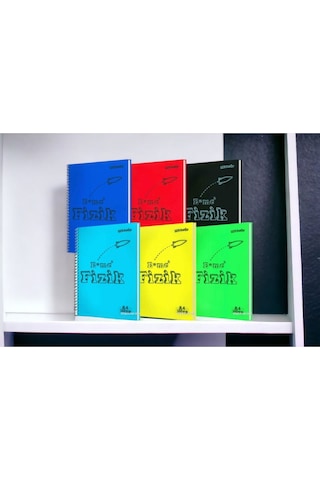 1 Adet Mynote Telli 100 Yaprak Kareli Kimya Defteri Plastik Kapak Karma Renk Yollanacaktır Kimya