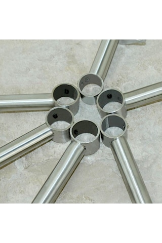 Trendooze Homyl 2x Paslanmaz Çelik Gardırop Kolu Braketi, 150mm, Modern Tasarım