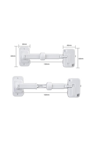 Sones Pencere Limator Kilidi Çocuk Emniyet Kilidi Hırsızlık Önleyici Pencere Kilidi Gri