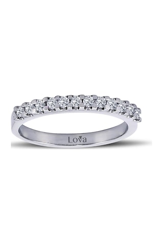 Lova 0,27 Karat Pırlanta Yarımtur Yüzük - 1050208