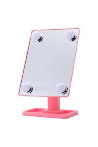 Gaman Işıklı Makyaj Aynası Pembe