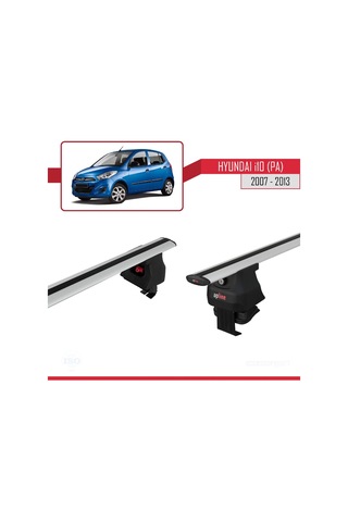 Hyundai İ10 Pa 2007-2013 Arası İle Uyumlu Ace-4 Ara Atkı Tavan Barı Gri