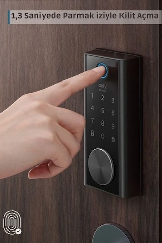 Eufy Wifi Smart Lock T8510013 Parmak Izi Tanıma, Akıllı Kapı Kilidi