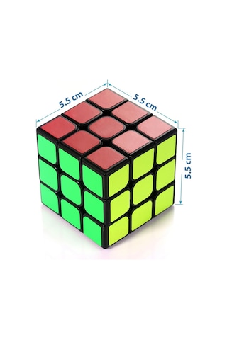2 Adet Speed Cupe Rubik Küp Zeka Küpü 3x3 Hız Küpü,fidget Oyuncak Seyahat Zeka Oyunu