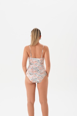 4194my Kaplı Mayo Ekru Çok Renkli