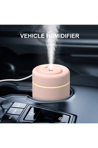 Hangfox Usb Nemlendirici 180ml Ev/ofis/araç İçin Isınır Işıklı Gece Lambası Otomatik Kapanma Beyaz