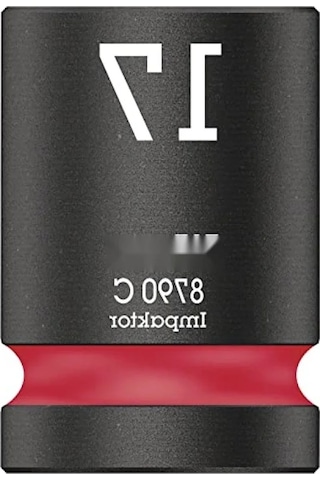 Kırmızı Renk Impaktor Uç - 17.0 Mm, Dayanıklı Yapı