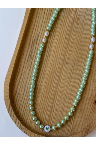 Paytak Moda Kalp Renkli Fimo Boncuk Kolye Pytkbnckkly322 Sarı