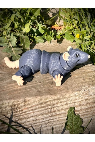 Sıçan Oyuncak Figür 3d Hareketli Organik Vip Model- Büyük Boy