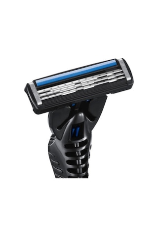 Hybrid 3 Flex Erkek Tıraş Bıçağı 1 Sap Ve 4 Yedek Başlık 3 Bıçak , 3 Nano Teknolojik Titanyum Bıçak, E Vitamini İle Zenginleştirilmiş Geniş Kayganlaştırıcı Bant