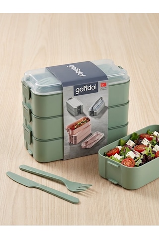 Gondol Lunch Box Saklama Kabı Yeşil
