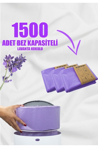 Korbell 16l Çöp Kutuları İle Uyumlu - 3 Paket 1500 Adet Bebek Bezi Kapasiteli Lavanta Kokulu Yerli Çöp Poşeti Korbell 16l Çöp Kutuları İle Uyumlu - 3 Paket 1500 Adet Bebek Bezi Kapasiteli Lavanta Kokulu Yerli Çöp Poşeti
