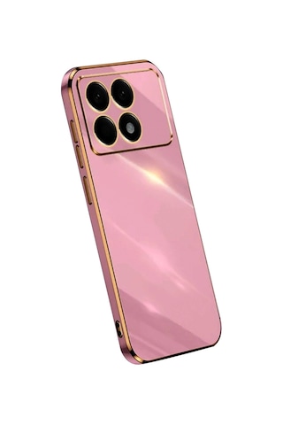 Xiaomi Poco X6 Pro Kılıf Volet Silikon - Mor