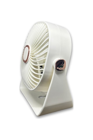 Zb112 Taşınabilir Masaüstü Beyaz Usb Fan